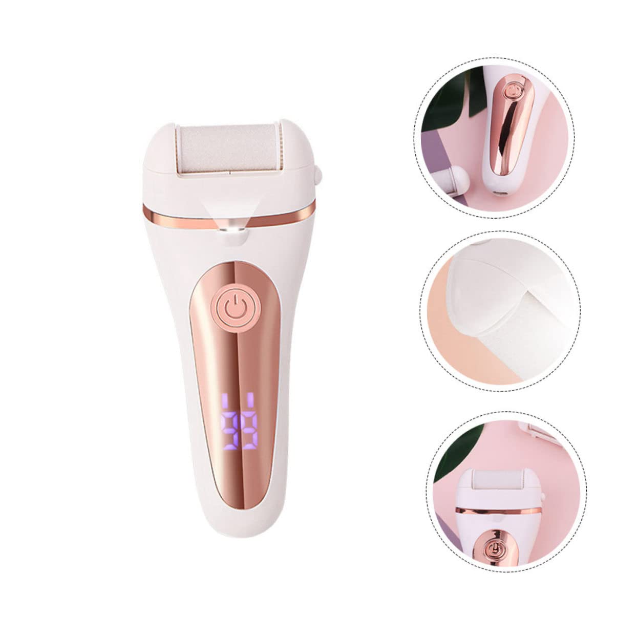 Levigatrice Elettrica Per Piedi Dispositivo Cura Piedi Rimozione Calli Accessori Pedicure Ricarica Usb Adatto Uomini Donne