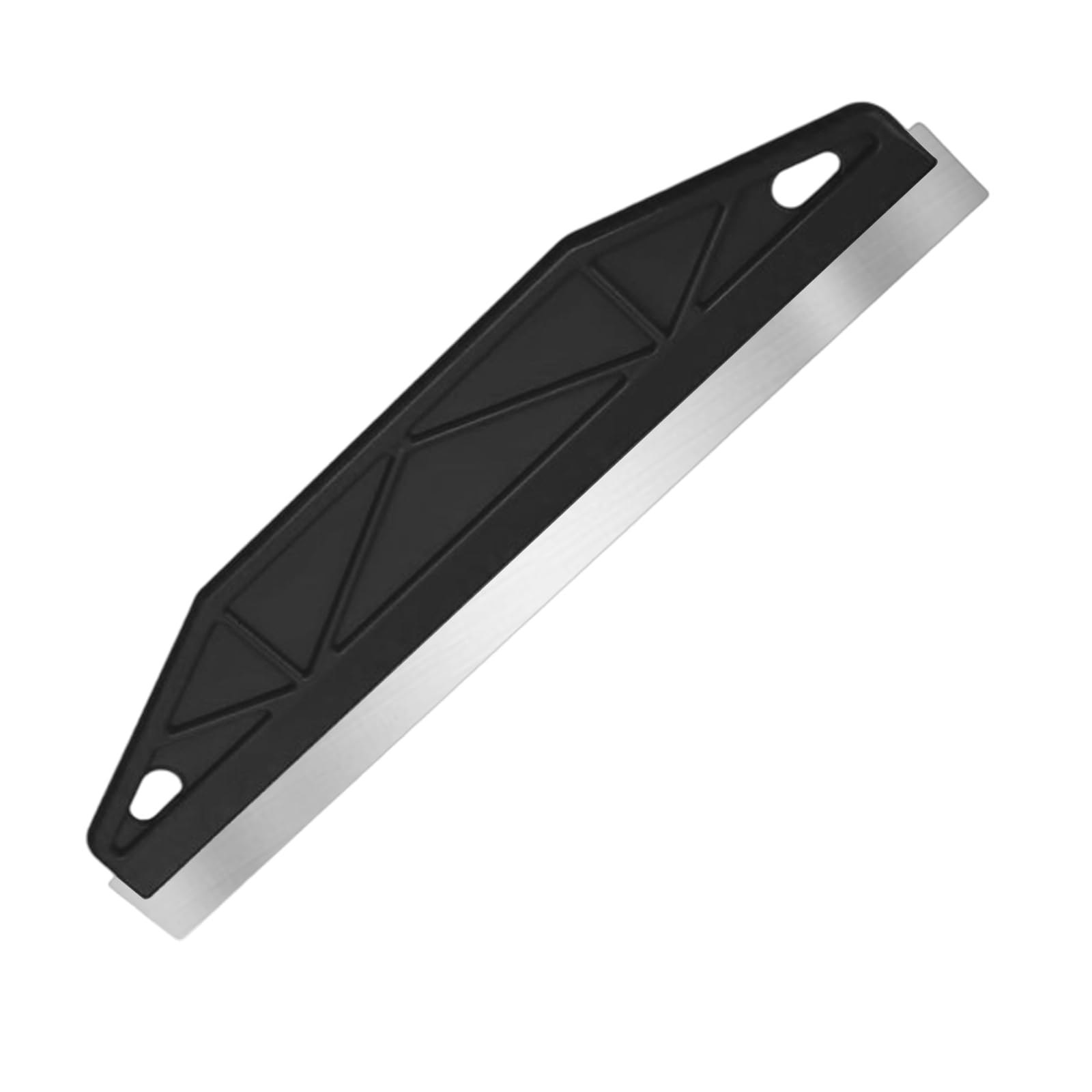 Peapin Black 12 Inch Stainless Steel Paint Edger Tool – Straight Edge Trim Guard, Cutting In Tools For Painting, Skirting Board Shield, Wallpaper Scraper