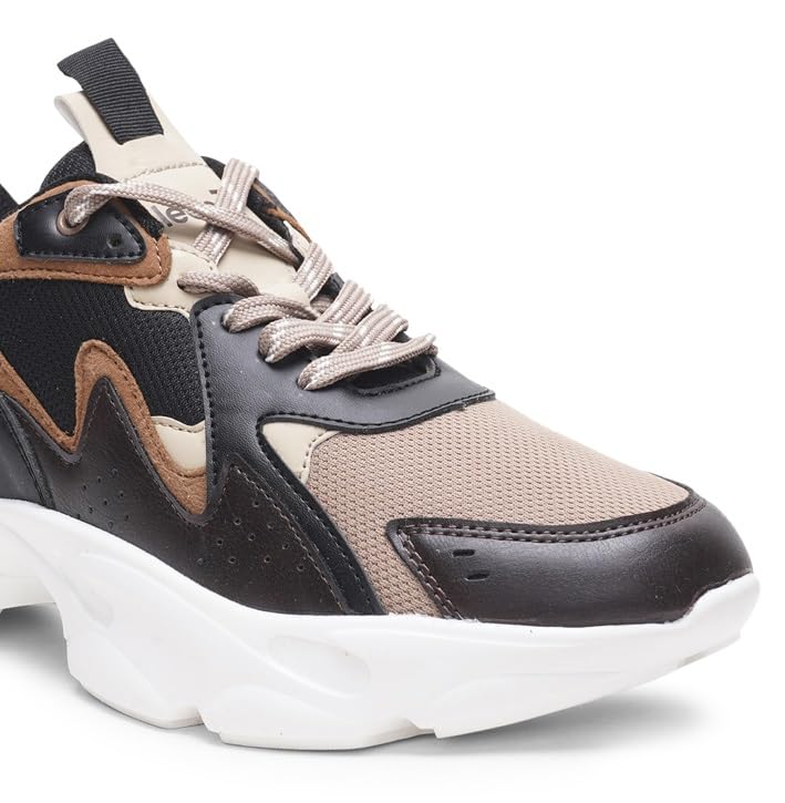 Image of Liberty LEAP7X Brown & White Running Shoes for Men