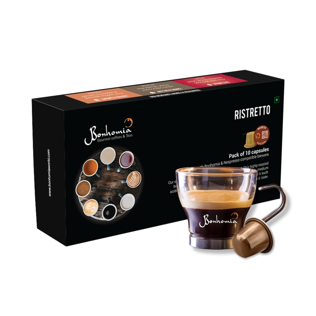 See full amazon price history chart for Bonhomia Ristretto Espresso Pods - intensity 10/10 | Dark Roast | Nespresso Compatible | Premium AAA Grade Beans | Aluminum Capsules Bonhomia Ristretto Espresso Pods - intensity 10/10 | Dark Roast | Nespresso Compatible | Premium AAA Grade Beans | Aluminum Capsules (B0C78KZX7Q) Amazon Price History, Amazon Price Tracker