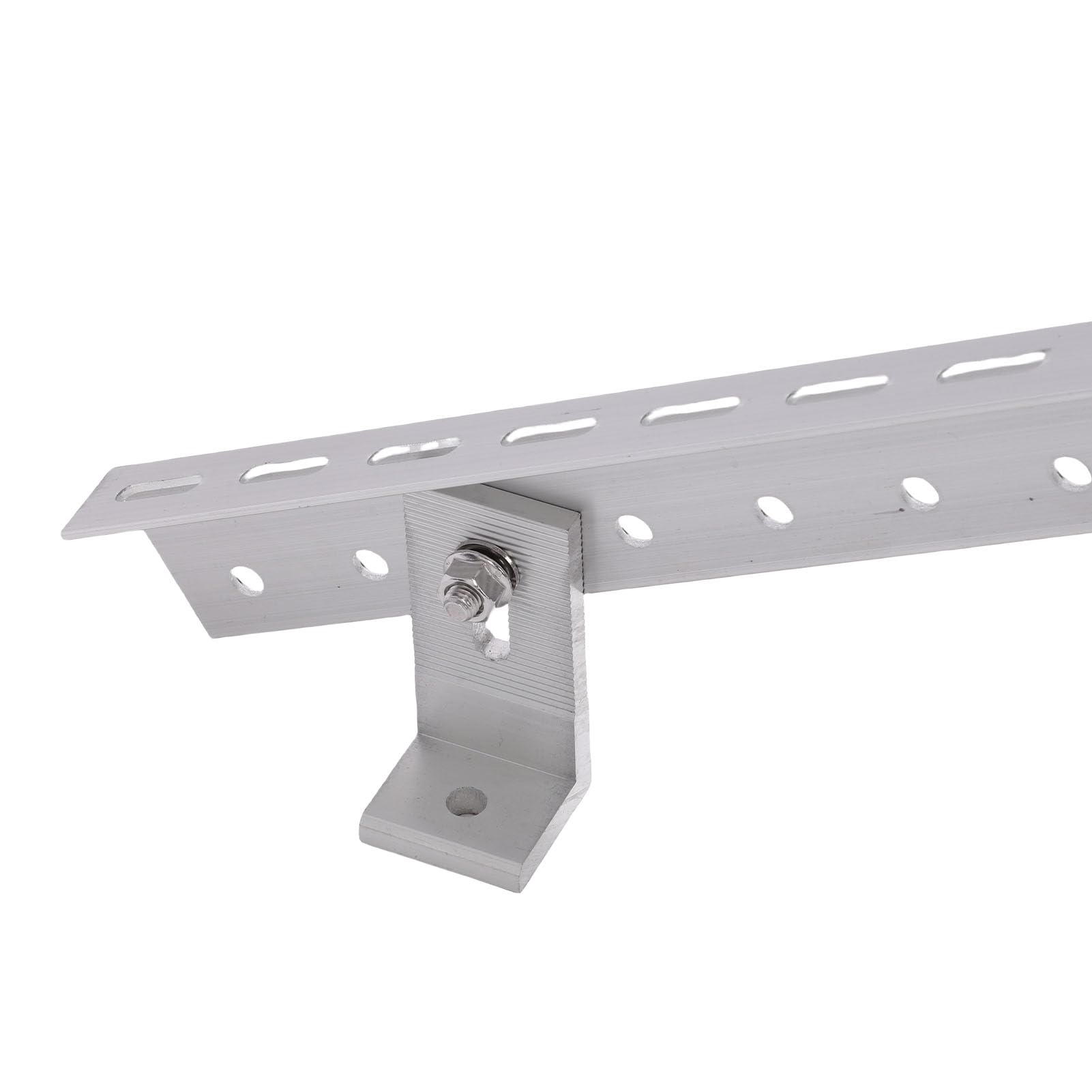 Drfeify 41-calowe Uchylne Wsporniki do Montażu Paneli Słonecznych, Regulowany Stojak na Panele Słoneczne ze Stopu Aluminium, Przedłużone Podparcie Nóg w Kształcie Litery L do Instalacji na Dachu