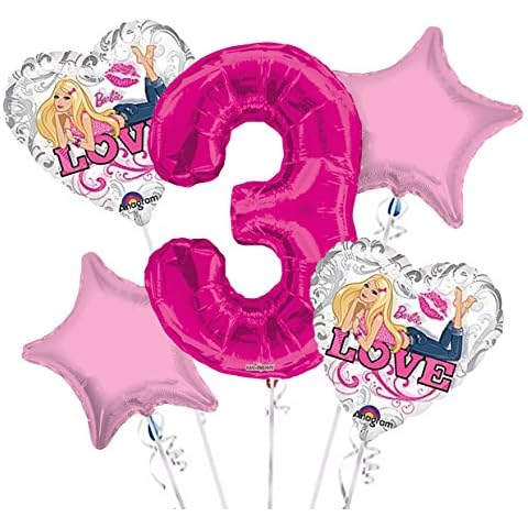 Anagram/Kaleidoscope Love Balloon Bouquet 5 pc, 3rd Birthday, | Viva Party Balloon Collection Cover