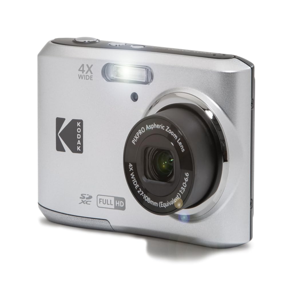 Kodak Pixpro FZ45 16MP 4x Zoom Compact Camera - Silver-image-18