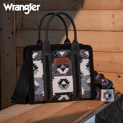 Image of Montana West Wrangler Boho Tote Bag Aztec Top Handle Handbags and Purses