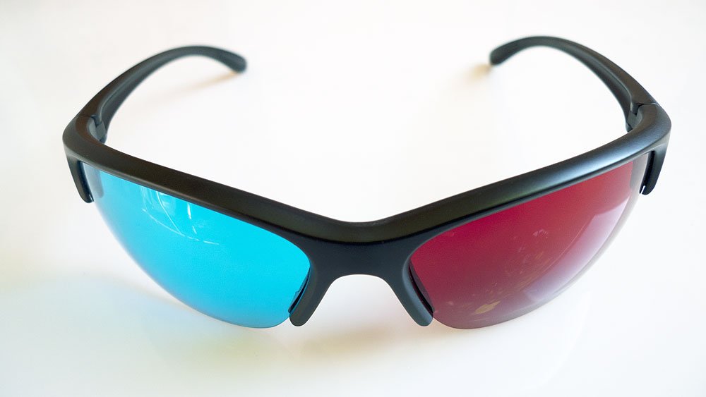 Set 20 Occhiali 3D Anaglifi - Rosso/Ciano In Cartone Flessibile Per Film E Giochi