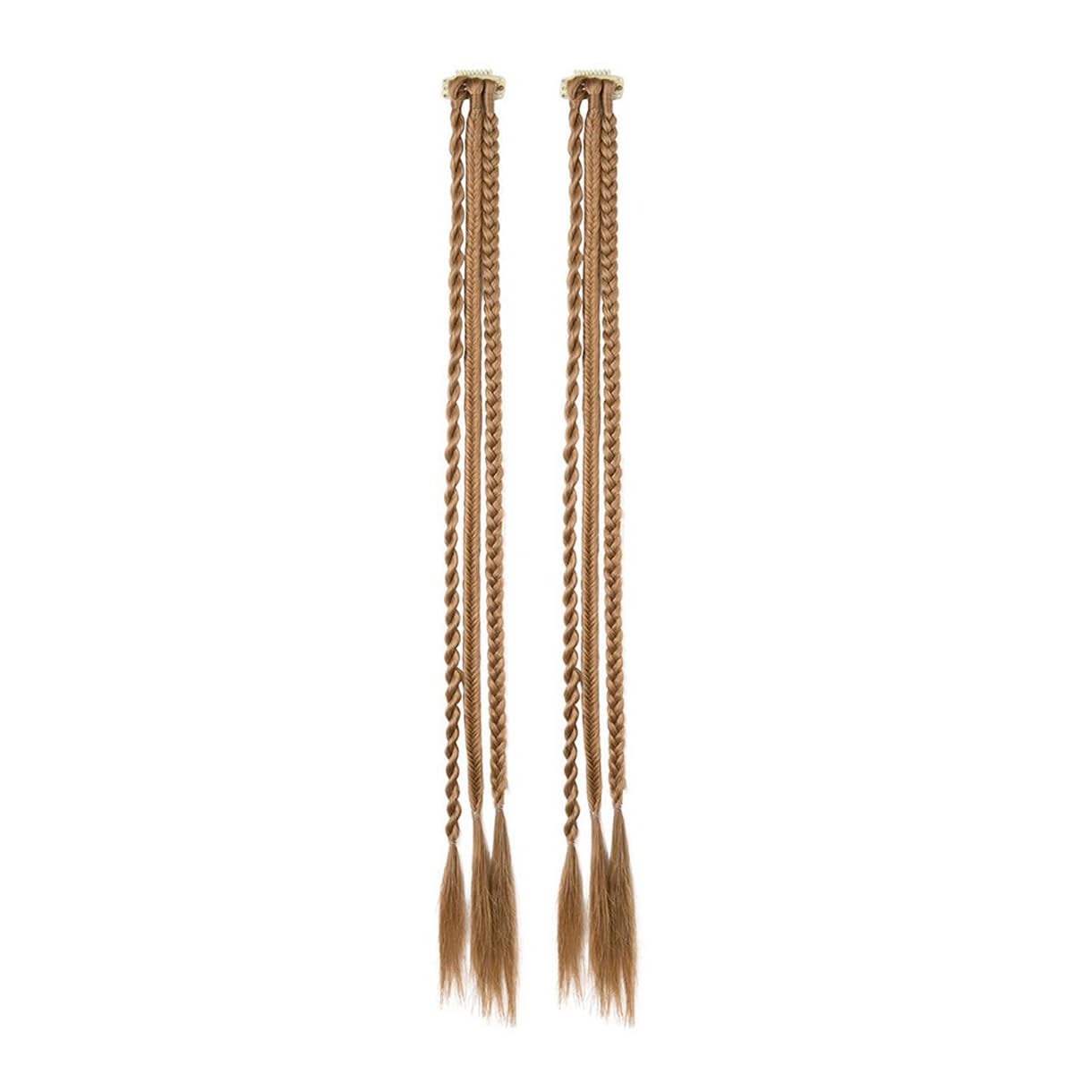 Hair Extensions Clip in Hairpieces Long Heat Resistant Synthetic Hair Accessories for Girls Women Party 0134