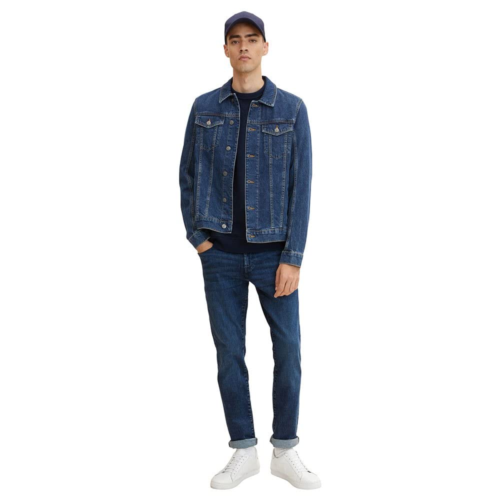 Tom Tailor Herren Josh Regular Slim Jeans mit Freefit®-Stretch