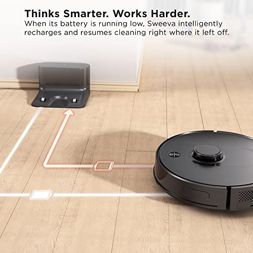 Tcl Home Sweeva 6000 Smart Robot Vacuum, Advanced Navigation, Uvc Clean Technology, Perfect For Pets And Kids, App & Voice Control, Great For Hard Floors And Carpets With Auto-Boost, Quiet (Rv6014B) #TOP5