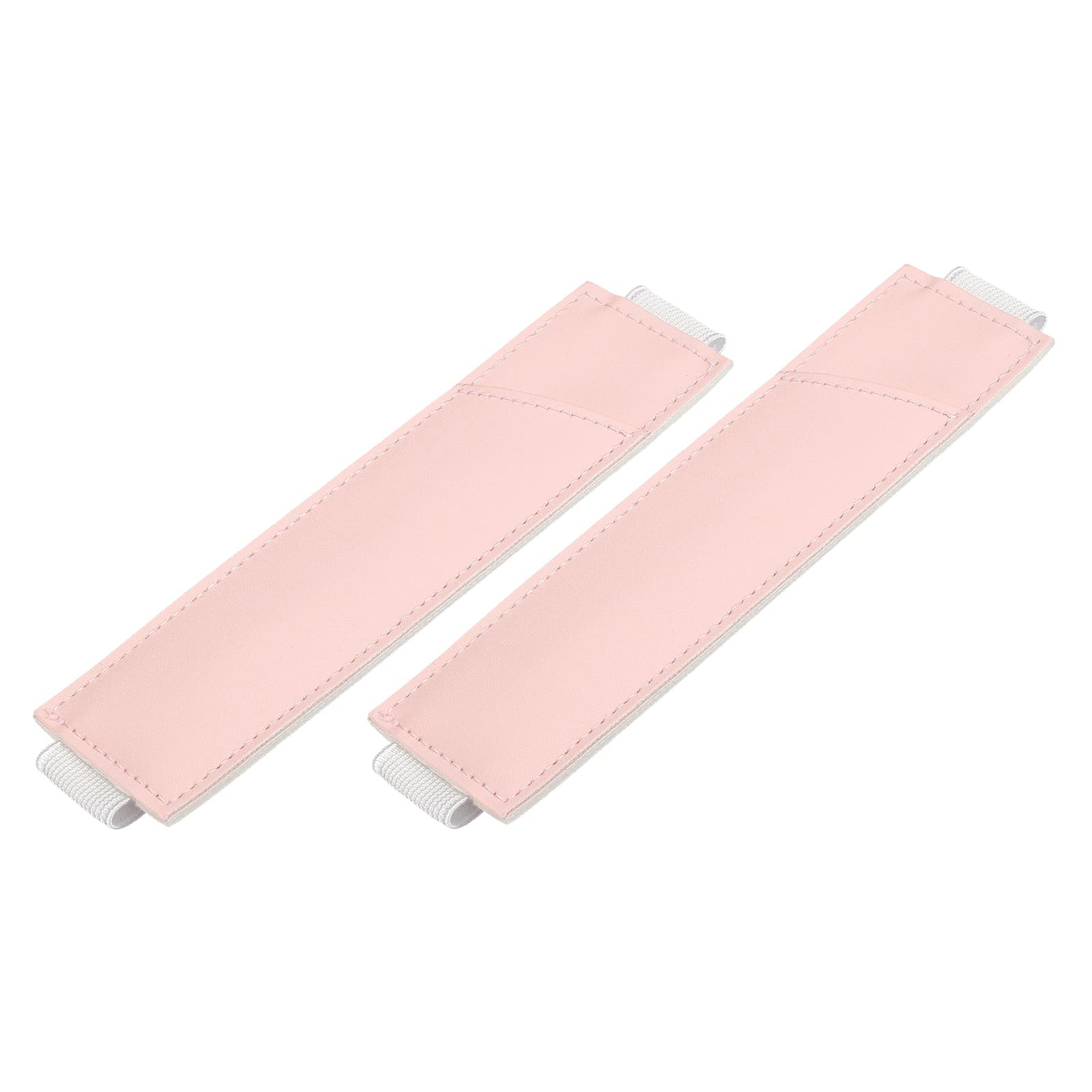 YOKIVE 2Pcs Strap Pen Pouches, Pocket Holders with Adjustable Elastic Strap, Pink