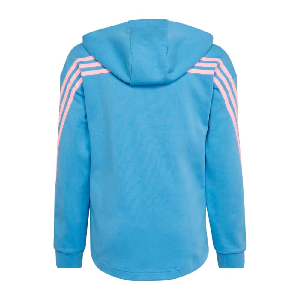 adidas Jacke mit Reißverschluss, türkis, für Mädchen, HN1075, 11-12 Jahre, türkis, 11 Jahre