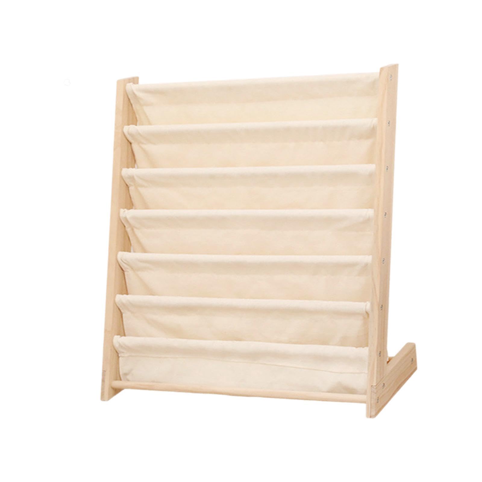 Estantería de Libros de para Madera para niños, Gran, 60x30x80CM | para fomentar la lectura temprana en la sala de juegos.