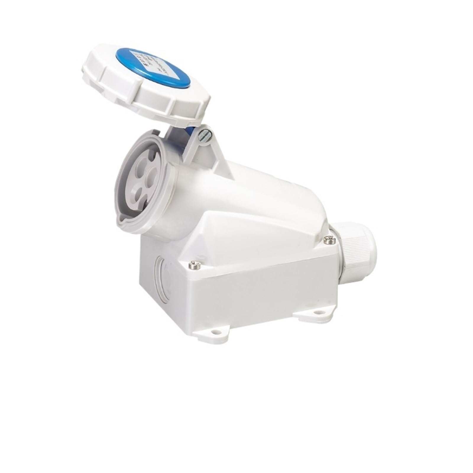 Connecteur de prise industriel triphasé pour l'alimentation des machines de chantier extérieur