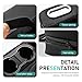 Qurbuns Car Center Console Cover, Microfiber Leather Car Armrest Cover, Multifunctional Armrest Storage Box with 2 Storage Bags, Cup Holders, Tissue Box Slot, Universal for Most Cars (Black)