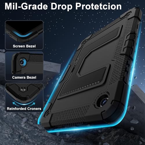 Étui rigide Galaxy Tab A11 Plus 11" antichoc avec porte-crayon - 3