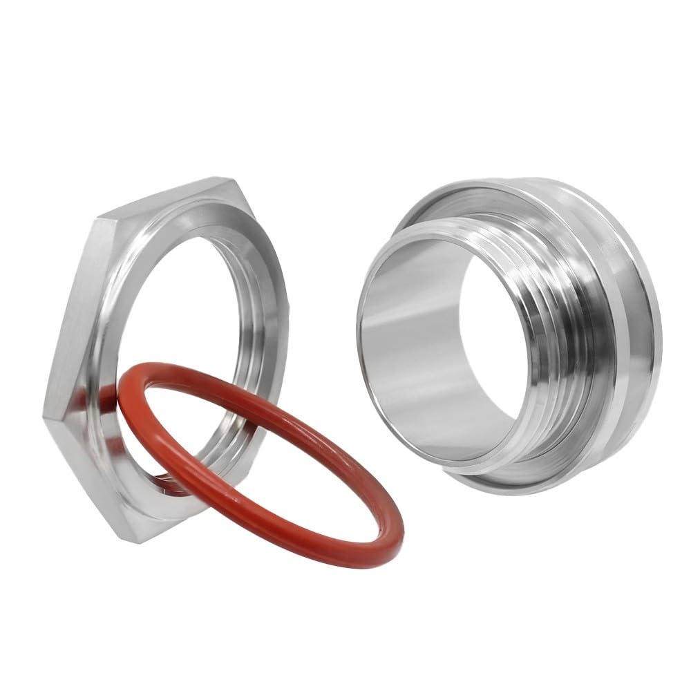 Racor tanque sin soldadura Tri-Clamp 1,5/2" SS304