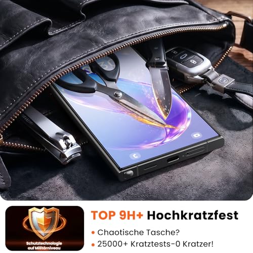 UniqueMe für Panzerglas Sichtschutz für Samsung Galaxy S24 Ultra - 2 Stück – Ansicht 3