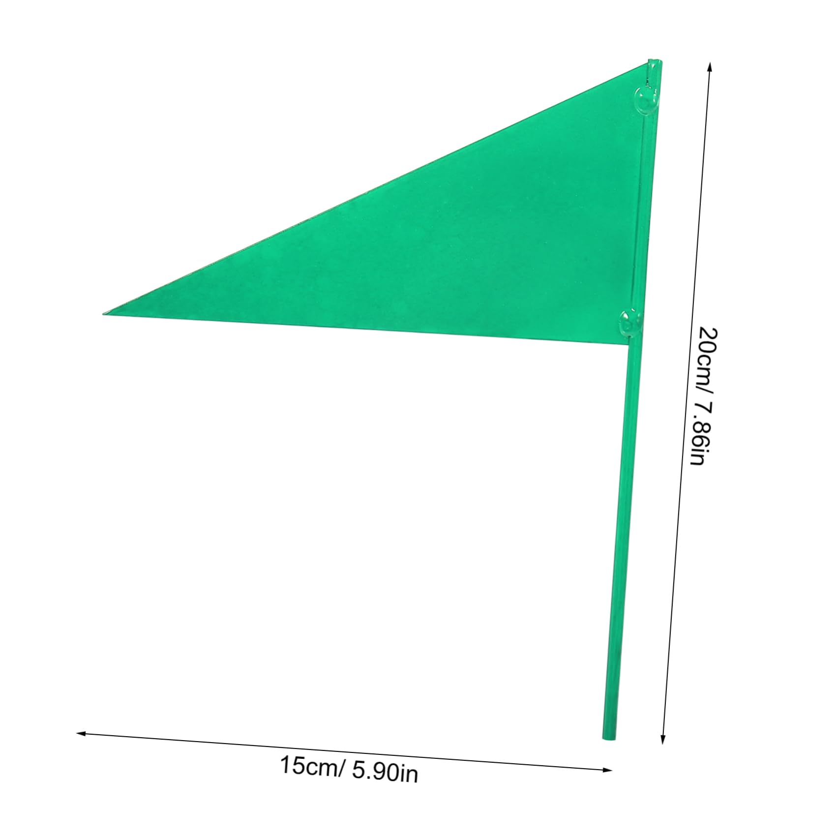 Hemoton Versatile Iron Field Marking Flag Shot Put Training Marker Reusable Marker