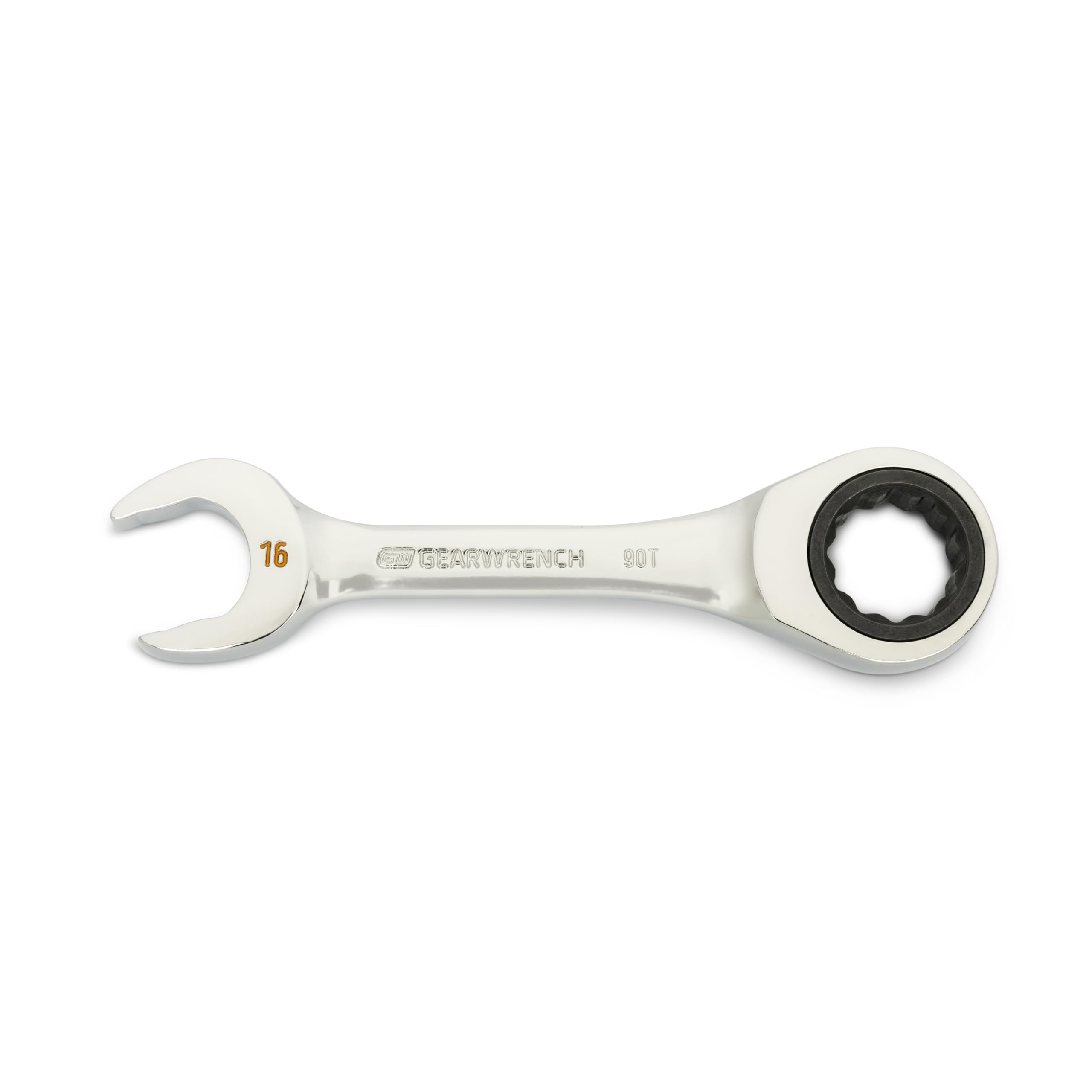 GearWrench 16mm 90-Tooth 12 Point Stubby Combination Ratcheting Wrench | 86846