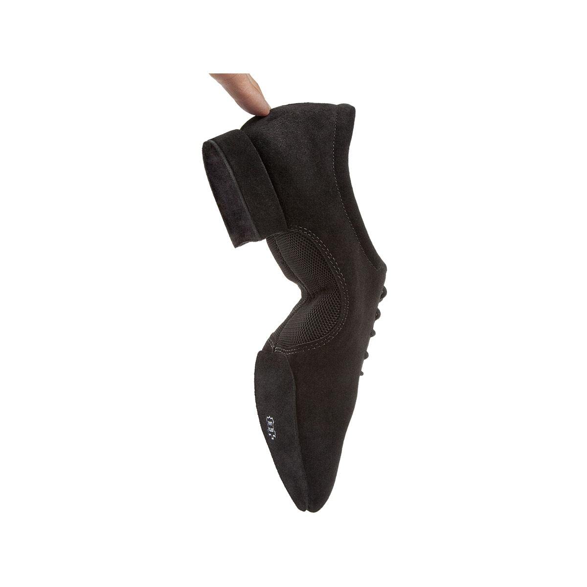 Diamant Herren Tanzschuhe 163-222-577 - Veloursleder/Mesh Schwarz - 2 cm Standard - Made in Germany