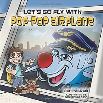 Hardcover Let's Go Fly with Pop-Pop Airplane Book