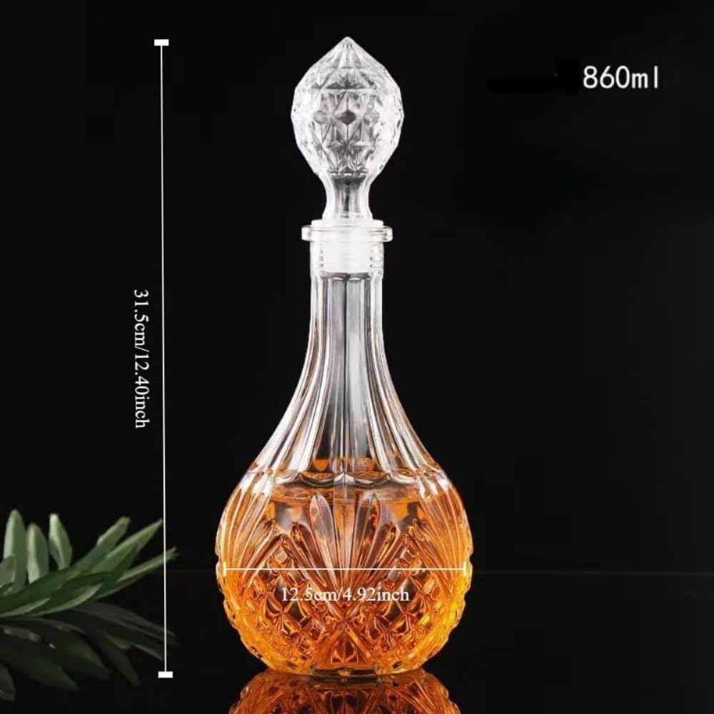 Amazon | ウイスキーボトル空き瓶860 mlワインウイスキーブランデー