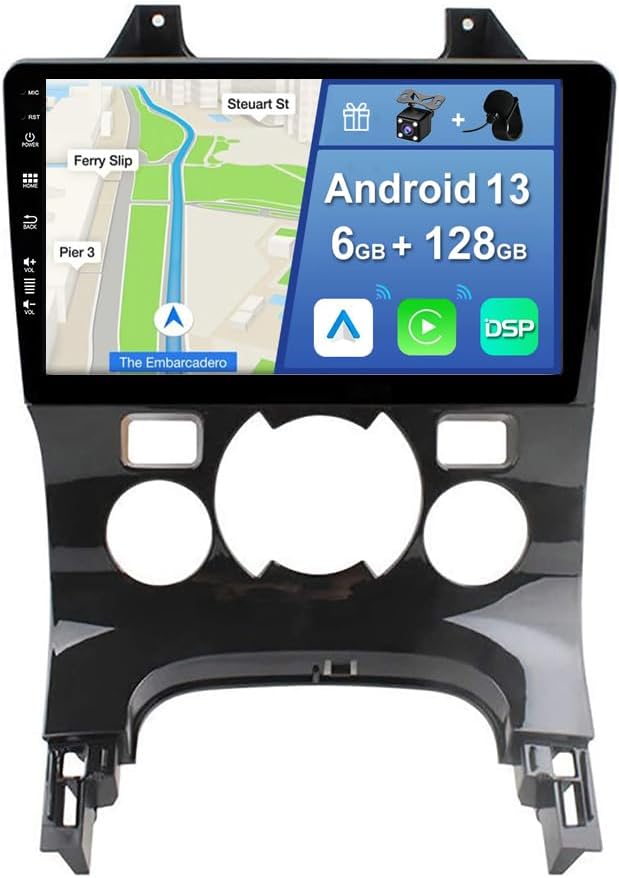 8 Core 2G+64G Sans Fil Apple Carplay Android 13 Autoradio 2 Din Avec Android Auto GPS Navi WiFi 9 Pouces Autoradio Avec.[Z579] - Auto