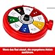 Mattel Games UNO Spin Kartenspiel für Kinder, Erwachsene und Spieleabende mit der Familie, Klassisches Spiel mit Drehscheibe, Neue Herausforderungen und Regeln, Aktivität bei schlechtem Wetter, JGR00
