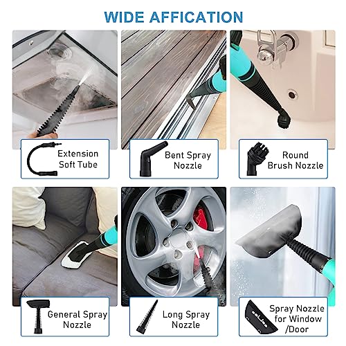 Handheld Portable Steam Cleaner Fabric Steaming Tool for Windows, Bathrooms, Kitchens