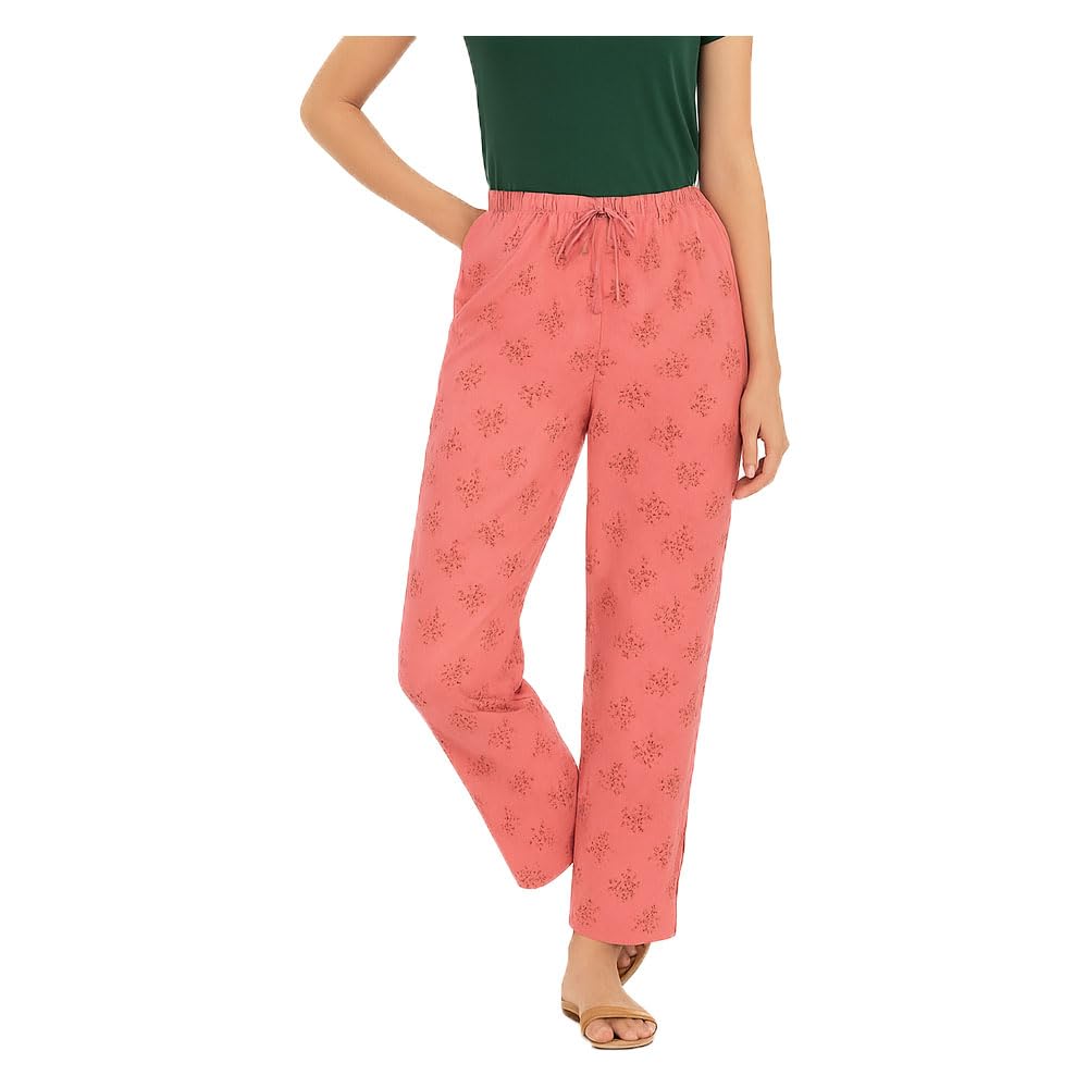 brand flex Womens Printed Floral Design Pink Pyjama Pant For Girls Single Pack-picture-6