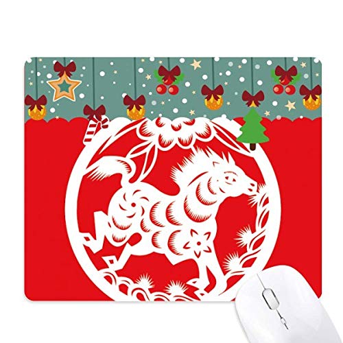 Tapis de souris cheval zodiaque chinois tapis de bureau motif animal