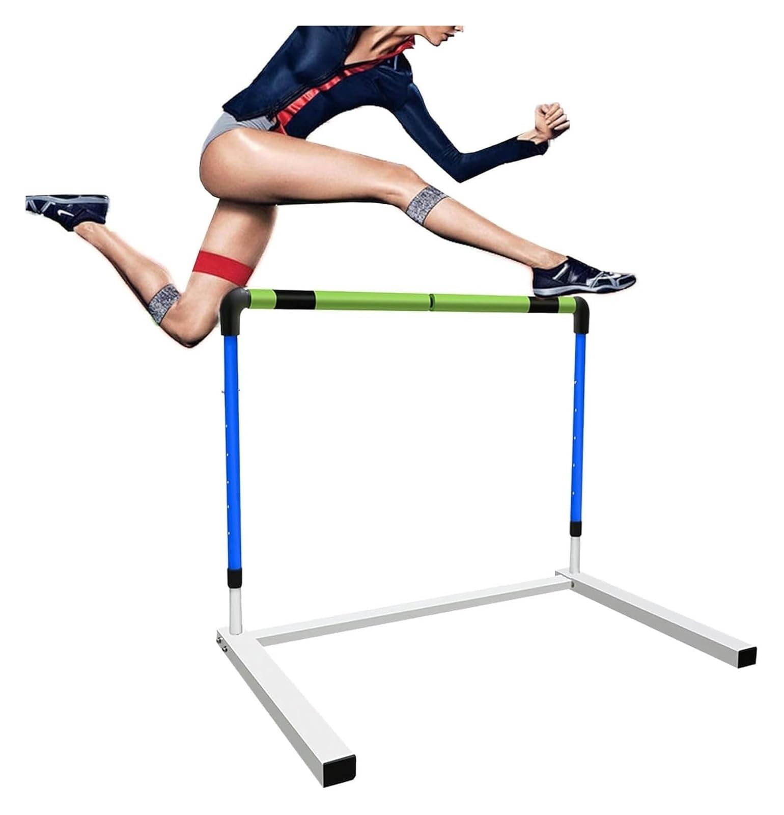 MYUYEE Adjustable Height Hurdles, Adjustable Hurdles, Adjustable Height 30-42In Agility Hurdles, Hurdles Training Equipment For Athletes (4Pcs)