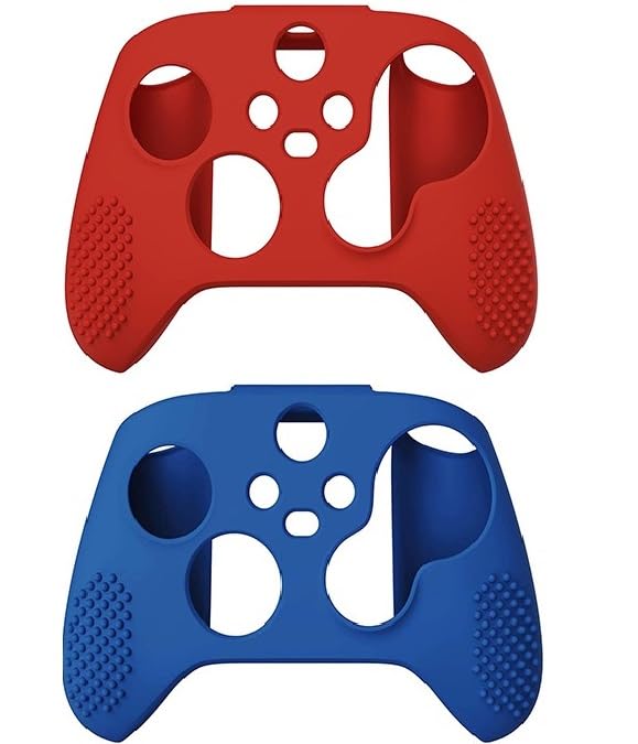 PSS 2Pack Silicone Cover Skin for Xbox Series X Controller, Soft Rubber Case Protector Anti-Slip for Xbox Series S Controller - Blue/Red (B0C8DG479D) Amazon Price History, Amazon Price Tracker