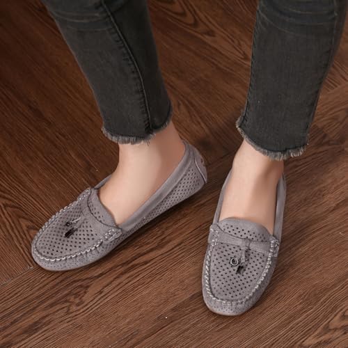 Image of Bernal Women's Non-Slip Penny Loafers - All-Day Comfort Flat Driving Shoes for Work Office & Casual Walking