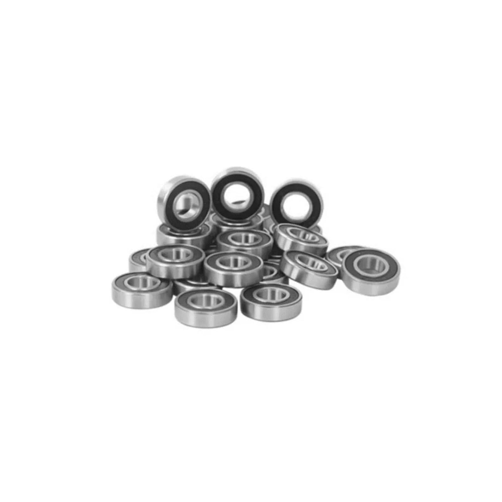 Rodamientos, Rodamiento rígido de bolas 10 piezas 608 684ZZ 685 686 687 688 689RS 2RS en miniatura Blindado Skate Bear Acero Radial Ranura Profunda,Durabilidad mejorada(689-2RS)