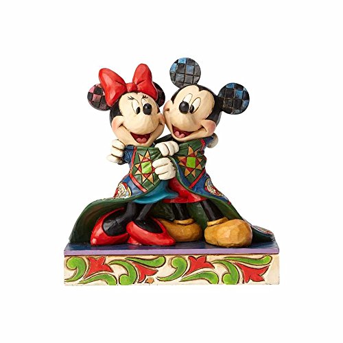 Enesco Disney Traditions Figurita Cálidos Deseos Mickey Y Minnie Mouse, Resina, Multicolor, 11x11x13 cm