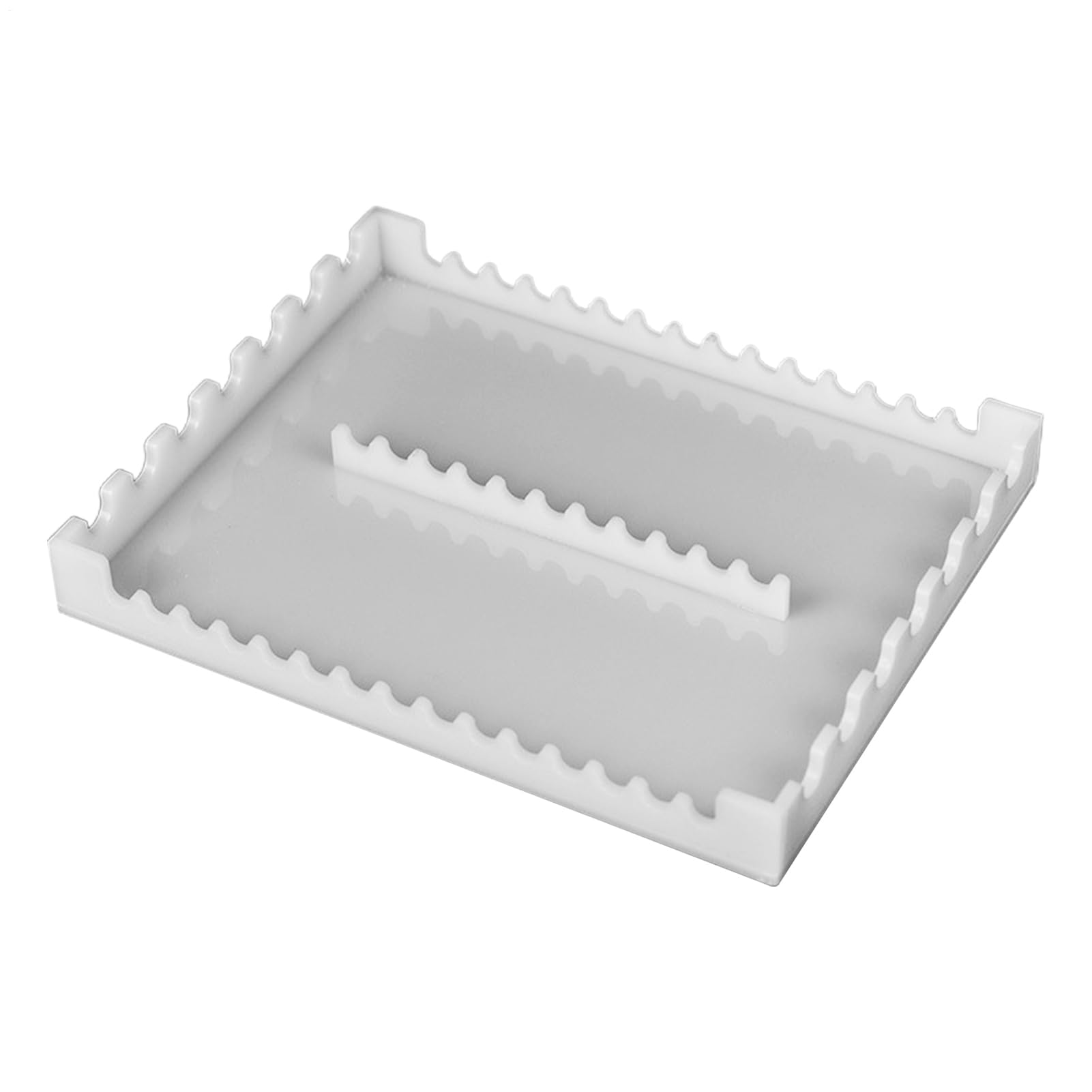 Porta pipette, in acrilico, organizer per attrezzature da laboratorio, capacità 22 scomparti, design trasparente, 30,5 x 15,2 x 10,2 cm, ideale per studenti, professionisti, laboratori,