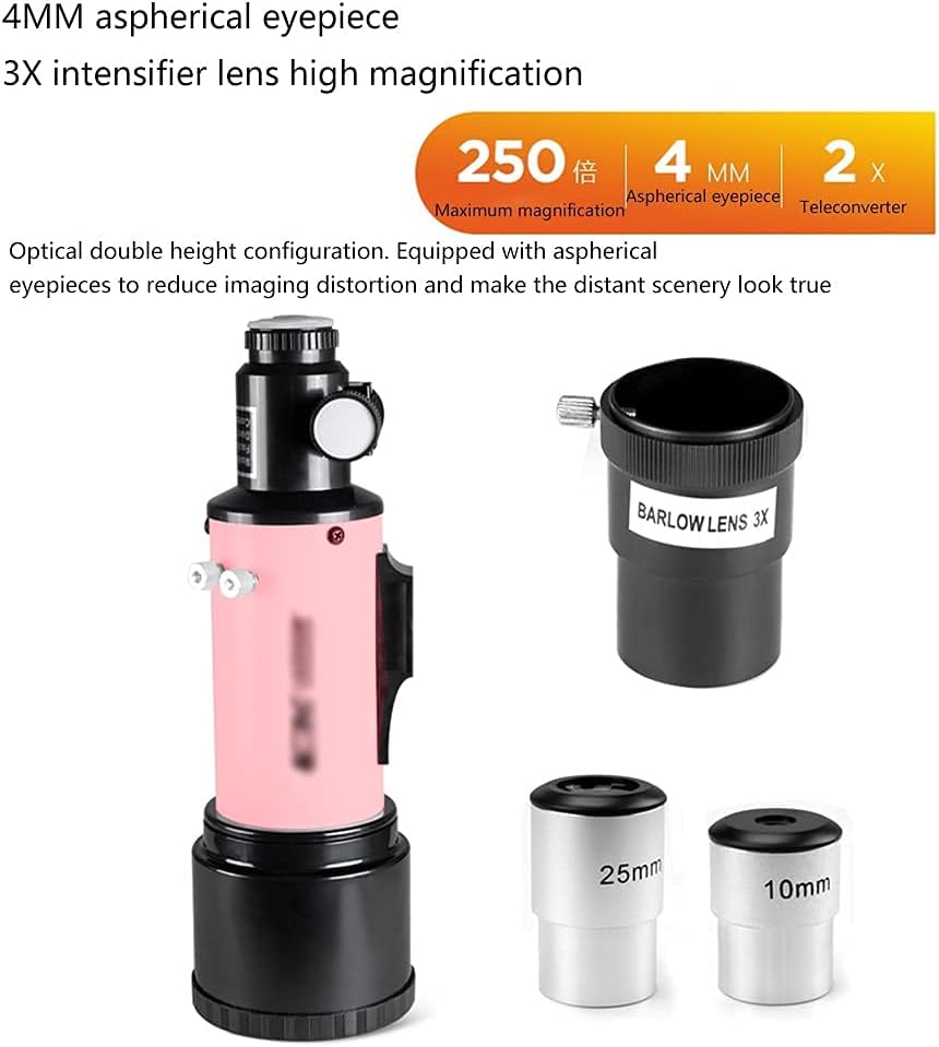 LSLYTQ Telescope Perfect Telescope for 70mm Aperture 400mm Astronomical Refractor Telescope with Carry Bag Adjustable Tripod Handheld Telescope