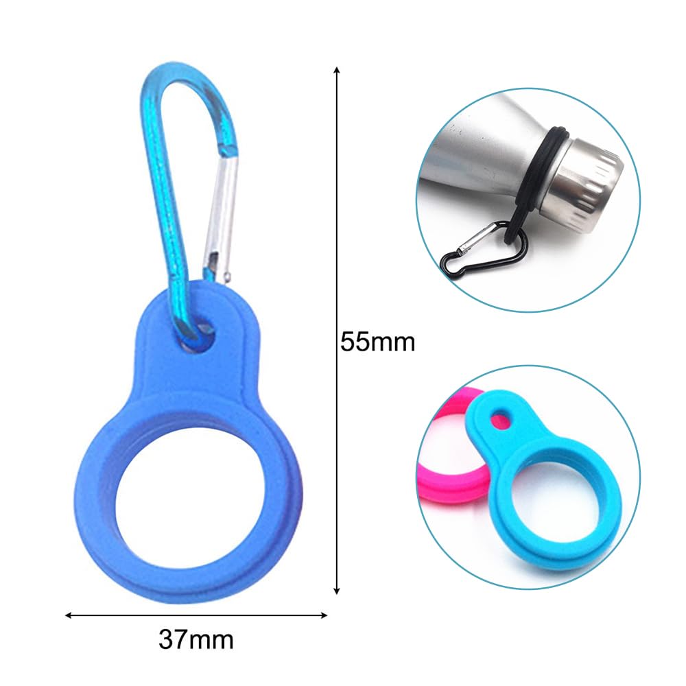 5Pezzi Clip Porta Bottiglia d'Acqua con Clip per Cintura Portabottiglie da Esterno con Fibbia per Campeggio, Appeso Cinghia Cinghia Fibbia Clip Bottiglia d'Acqua Titolare