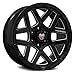 18" Inch Mamba 595MB M23 18x9 6x135 +12mm Black/Milled Wheel Rim