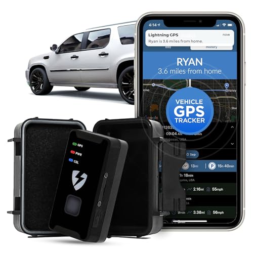 Image of Lightning GPS GL300 Car Tracker Device for Vehicles w /Magnetic Case - Hidden GPS Tracker for Fleet Security, Long Range Vehicle Tracking, Discreet, Ideal for Cars and Trailers, Subscription Required
