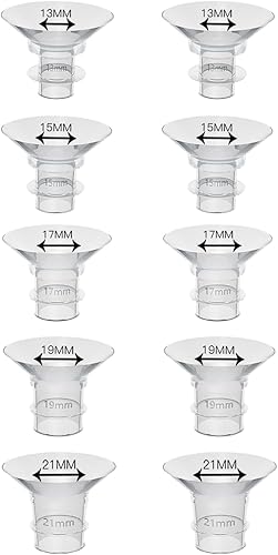 Miniatura 1 de 10 piezas de insertos de brida de 131517190.827 in, compatibles con S9S9 Pro S10S12 extraíble, inserto de brida de extractor de leche, inserto de