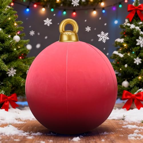 40CM Große Weihnachtskugeln Christmas Ornaments, Bruchsichere Frost...