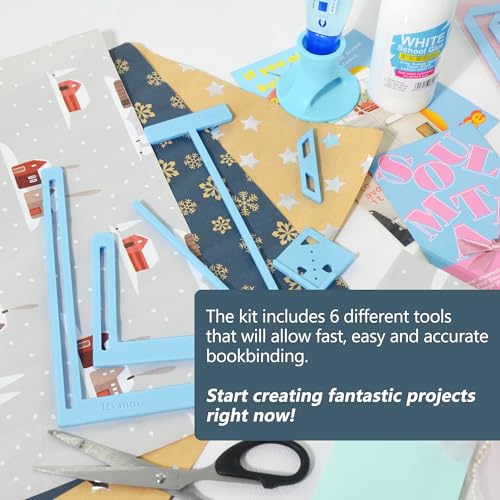 image for UPTTHOW 6Pcs Bookbinding Easy Scrapbooking Tool for Starter, Complete 