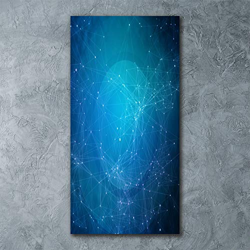 Tableau panoramique de science-fiction constellation bleu azur - 3