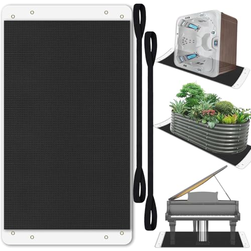 Oversized Drag Sled with Pull Strap, Spa Sled for Hot Tub, Used to Move Heavy Objects Like Hot Tub or Spa, Also Perfect for Garden, Lawn, or Farm. Flexible 40" x 110" Size by Niteguy - Used condition - US$179.69