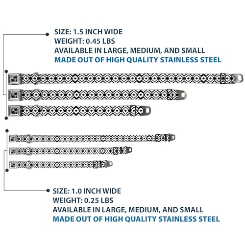 Collier de chien os Buckle Down Aztec2 avec fermeture boucle os - 4