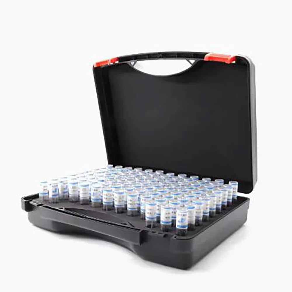 iDili High-Precision White Steel Pin Gauge Set, Smooth Plug Pin Gauge Measurement Precision Inspection Tool (4.0-5.0mm)