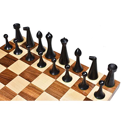 Jeu d'échecs Herman Ohme en buis véritable et palissandre doré