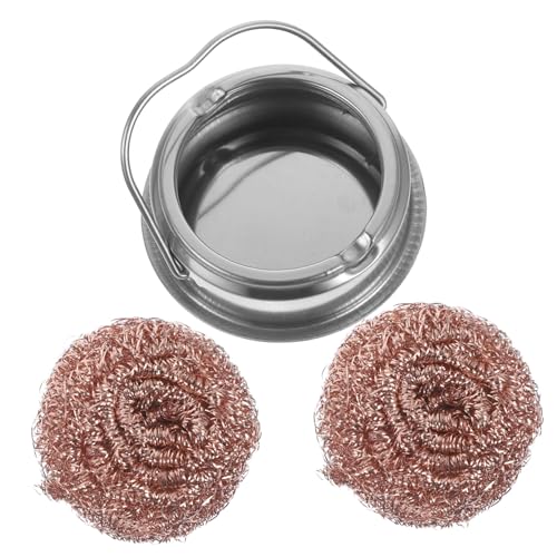 MUCKLILY 1 Set Soldering Iron Cleaning Tool Soldering Iron Tip Cleaner Soldering Tip Ball Cleaning Ball Soldering Tip Cleaner Tip Cleaning Stainless Steel Silver