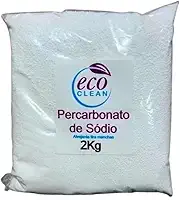 Percarbonato de Sódio Puro, Produto de Limpeza Geral, Alvejante para Roupas Brancas, 2kg em Pó